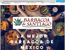 Tablet Screenshot of barbacoadesantiago.com